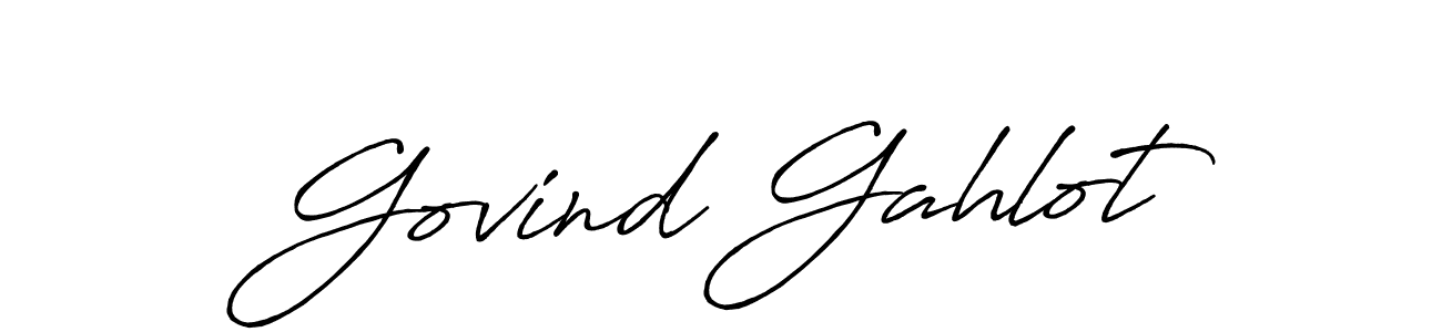 Also You can easily find your signature by using the search form. We will create Govind Gahlot name handwritten signature images for you free of cost using Antro_Vectra_Bolder sign style. Govind Gahlot signature style 7 images and pictures png