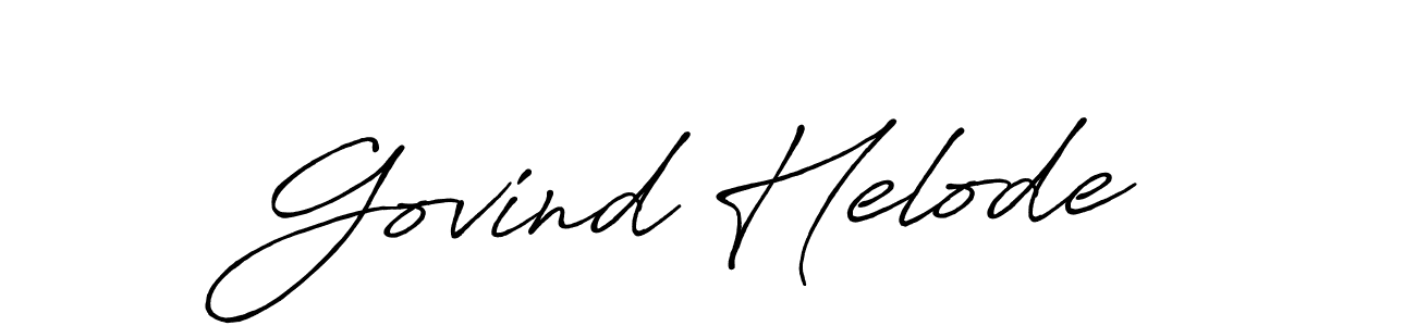 How to Draw Govind Helode signature style? Antro_Vectra_Bolder is a latest design signature styles for name Govind Helode. Govind Helode signature style 7 images and pictures png