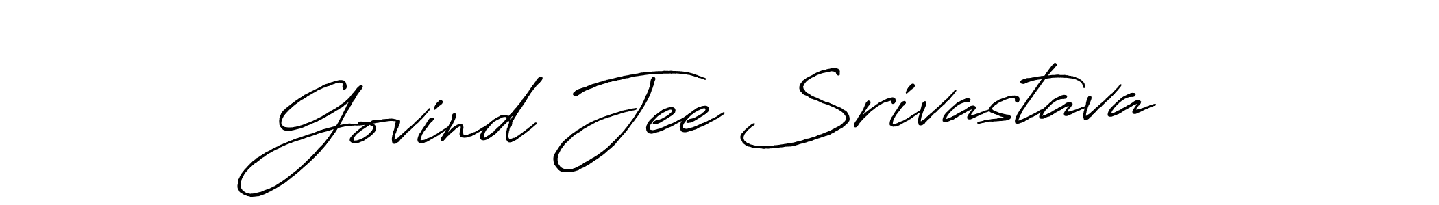 It looks lik you need a new signature style for name Govind Jee Srivastava. Design unique handwritten (Antro_Vectra_Bolder) signature with our free signature maker in just a few clicks. Govind Jee Srivastava signature style 7 images and pictures png