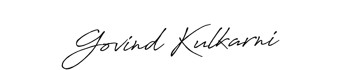 The best way (Antro_Vectra_Bolder) to make a short signature is to pick only two or three words in your name. The name Govind Kulkarni include a total of six letters. For converting this name. Govind Kulkarni signature style 7 images and pictures png