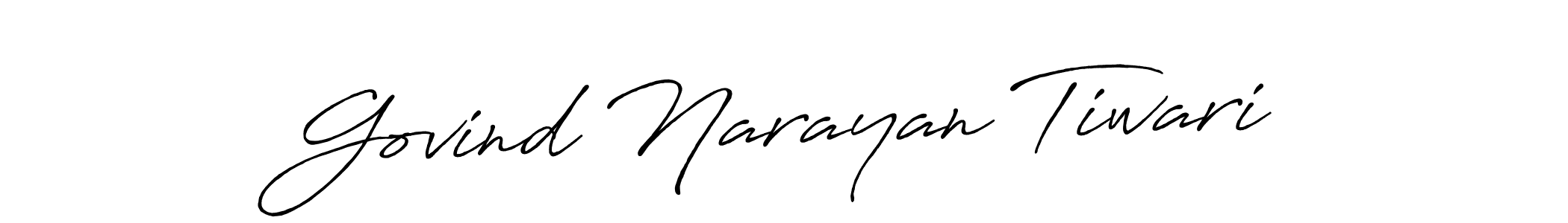 Also we have Govind Narayan Tiwari name is the best signature style. Create professional handwritten signature collection using Antro_Vectra_Bolder autograph style. Govind Narayan Tiwari signature style 7 images and pictures png