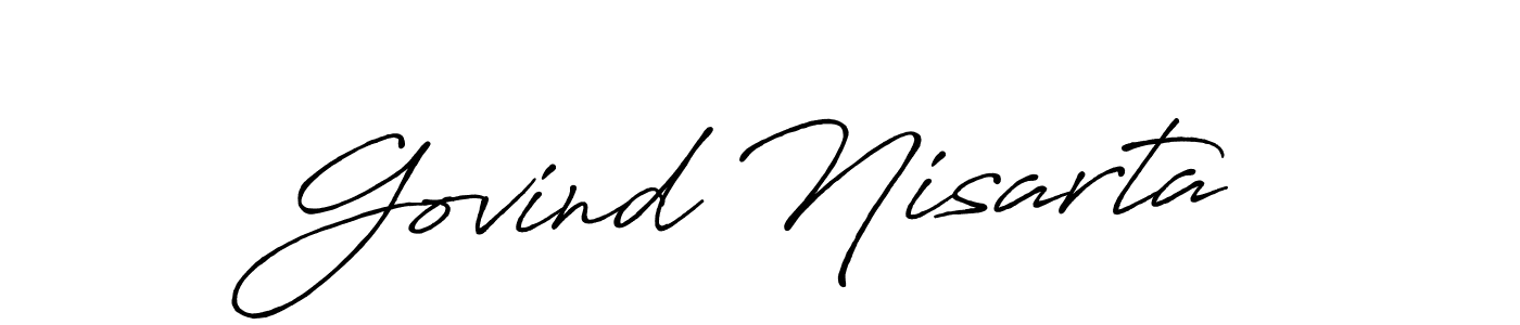 You can use this online signature creator to create a handwritten signature for the name Govind Nisarta. This is the best online autograph maker. Govind Nisarta signature style 7 images and pictures png