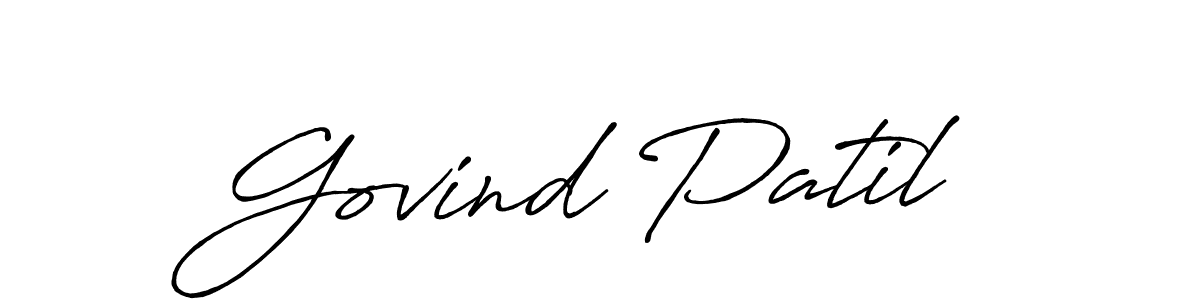 It looks lik you need a new signature style for name Govind Patil. Design unique handwritten (Antro_Vectra_Bolder) signature with our free signature maker in just a few clicks. Govind Patil signature style 7 images and pictures png