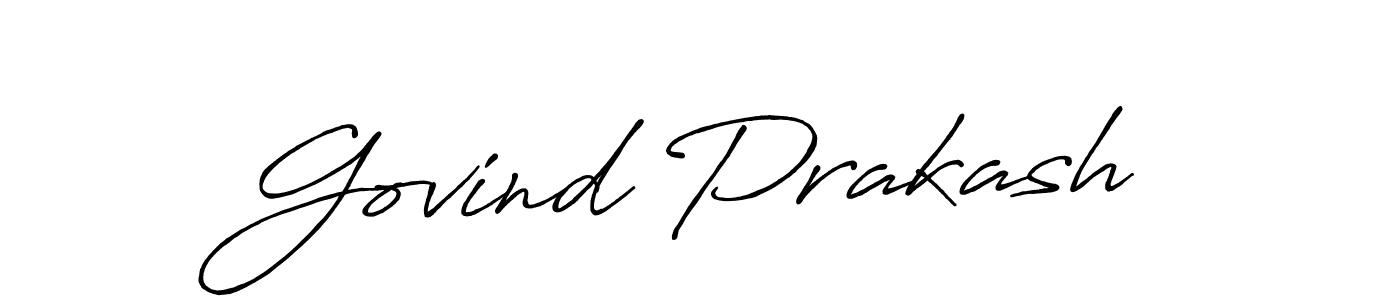 It looks lik you need a new signature style for name Govind Prakash. Design unique handwritten (Antro_Vectra_Bolder) signature with our free signature maker in just a few clicks. Govind Prakash signature style 7 images and pictures png