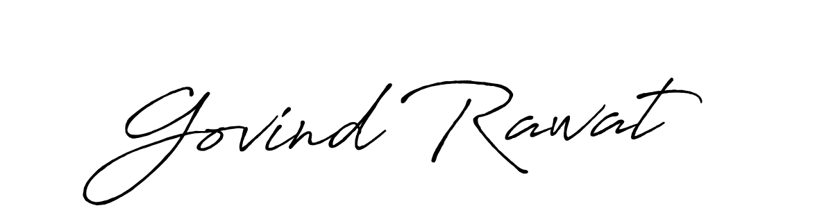 Make a beautiful signature design for name Govind Rawat. Use this online signature maker to create a handwritten signature for free. Govind Rawat signature style 7 images and pictures png