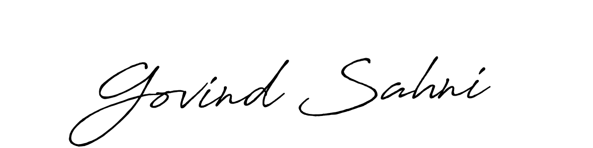 How to Draw Govind Sahni signature style? Antro_Vectra_Bolder is a latest design signature styles for name Govind Sahni. Govind Sahni signature style 7 images and pictures png