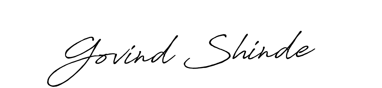 This is the best signature style for the Govind Shinde name. Also you like these signature font (Antro_Vectra_Bolder). Mix name signature. Govind Shinde signature style 7 images and pictures png