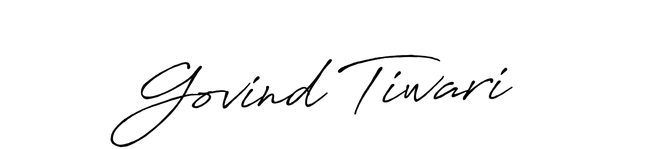 This is the best signature style for the Govind Tiwari name. Also you like these signature font (Antro_Vectra_Bolder). Mix name signature. Govind Tiwari signature style 7 images and pictures png