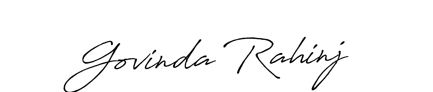 Also You can easily find your signature by using the search form. We will create Govinda Rahinj name handwritten signature images for you free of cost using Antro_Vectra_Bolder sign style. Govinda Rahinj signature style 7 images and pictures png