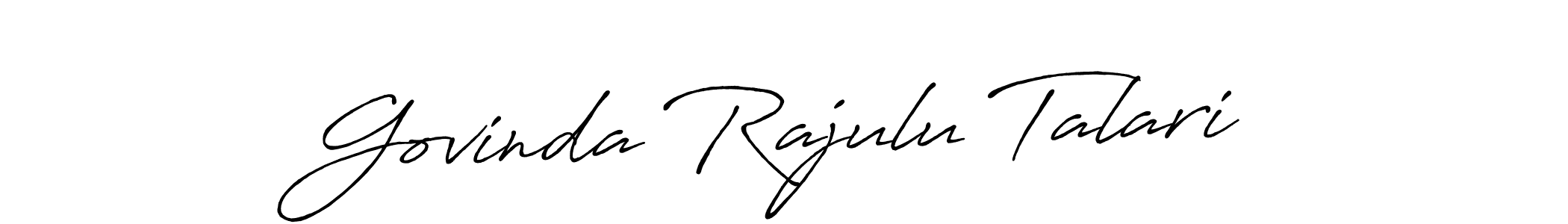 It looks lik you need a new signature style for name Govinda Rajulu Talari. Design unique handwritten (Antro_Vectra_Bolder) signature with our free signature maker in just a few clicks. Govinda Rajulu Talari signature style 7 images and pictures png