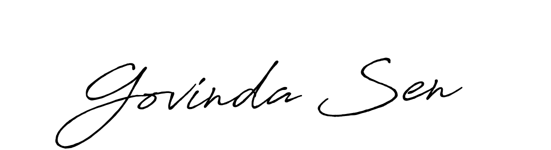 How to Draw Govinda Sen signature style? Antro_Vectra_Bolder is a latest design signature styles for name Govinda Sen. Govinda Sen signature style 7 images and pictures png