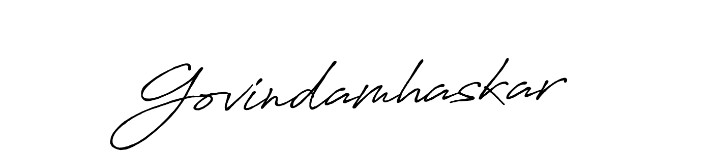 You should practise on your own different ways (Antro_Vectra_Bolder) to write your name (Govindamhaskar) in signature. don't let someone else do it for you. Govindamhaskar signature style 7 images and pictures png