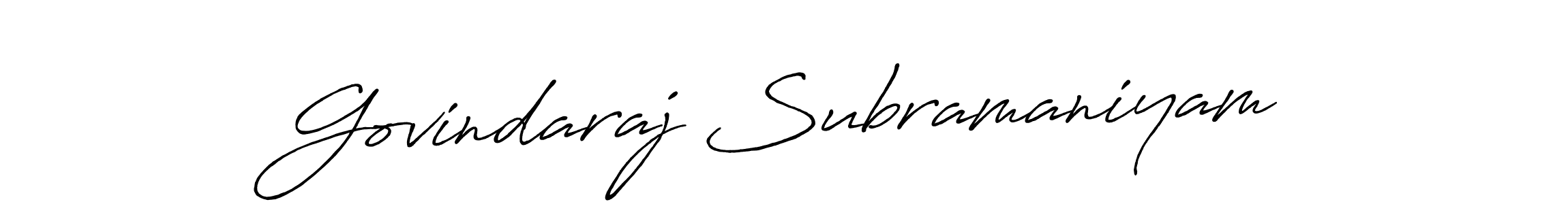 Make a beautiful signature design for name Govindaraj Subramaniyam. Use this online signature maker to create a handwritten signature for free. Govindaraj Subramaniyam signature style 7 images and pictures png