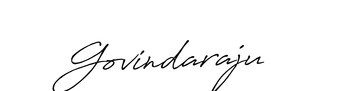 How to make Govindaraju name signature. Use Antro_Vectra_Bolder style for creating short signs online. This is the latest handwritten sign. Govindaraju signature style 7 images and pictures png