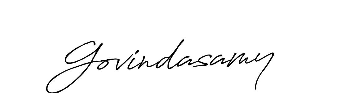 How to Draw Govindasamy signature style? Antro_Vectra_Bolder is a latest design signature styles for name Govindasamy. Govindasamy signature style 7 images and pictures png