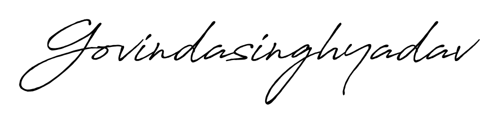 Create an unforgettable impression when signing with Govindasinghyadav name styled in Antro_Vectra_Bolder typography. 100% free online generator. Govindasinghyadav signature style 7 images and pictures png