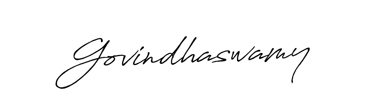 Also we have Govindhaswamy name is the best signature style. Create professional handwritten signature collection using Antro_Vectra_Bolder autograph style. Govindhaswamy signature style 7 images and pictures png