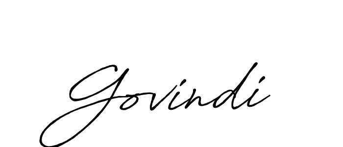 Govindi stylish signature style. Best Handwritten Sign (Antro_Vectra_Bolder) for my name. Handwritten Signature Collection Ideas for my name Govindi. Govindi signature style 7 images and pictures png