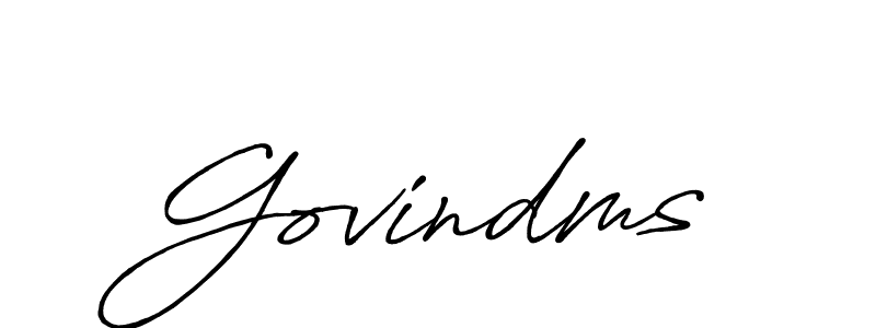 It looks lik you need a new signature style for name Govindms. Design unique handwritten (Antro_Vectra_Bolder) signature with our free signature maker in just a few clicks. Govindms signature style 7 images and pictures png