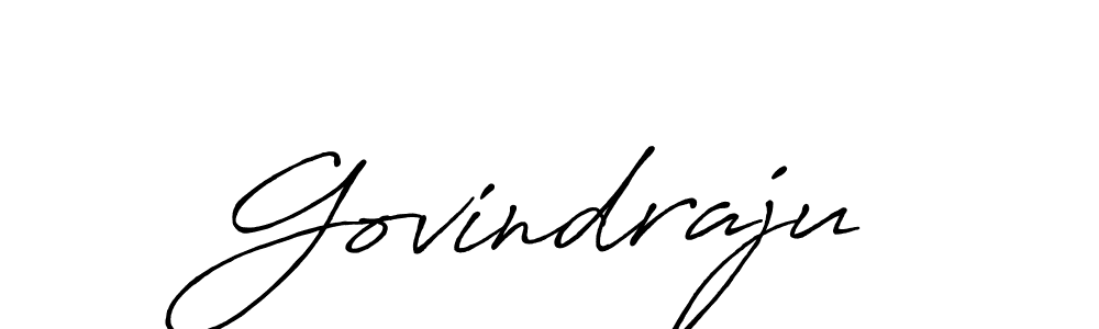 How to make Govindraju name signature. Use Antro_Vectra_Bolder style for creating short signs online. This is the latest handwritten sign. Govindraju signature style 7 images and pictures png