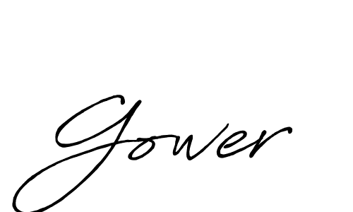 Also You can easily find your signature by using the search form. We will create Gower name handwritten signature images for you free of cost using Antro_Vectra_Bolder sign style. Gower signature style 7 images and pictures png