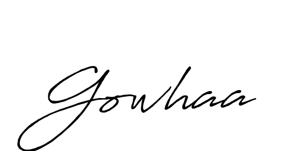 Similarly Antro_Vectra_Bolder is the best handwritten signature design. Signature creator online .You can use it as an online autograph creator for name Gowhaa. Gowhaa signature style 7 images and pictures png