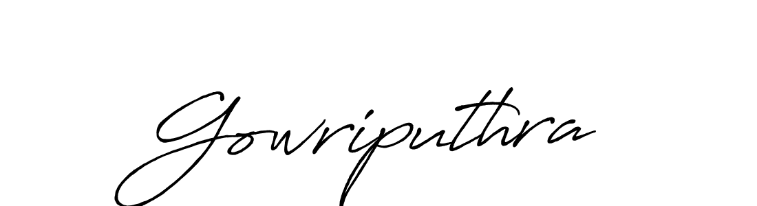 Make a beautiful signature design for name Gowriputhra. Use this online signature maker to create a handwritten signature for free. Gowriputhra signature style 7 images and pictures png