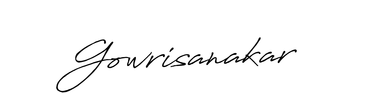 How to Draw Gowrisanakar signature style? Antro_Vectra_Bolder is a latest design signature styles for name Gowrisanakar. Gowrisanakar signature style 7 images and pictures png