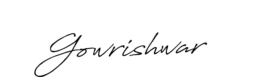 You can use this online signature creator to create a handwritten signature for the name Gowrishwar. This is the best online autograph maker. Gowrishwar signature style 7 images and pictures png