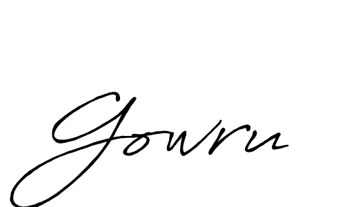 The best way (Antro_Vectra_Bolder) to make a short signature is to pick only two or three words in your name. The name Gowru include a total of six letters. For converting this name. Gowru signature style 7 images and pictures png