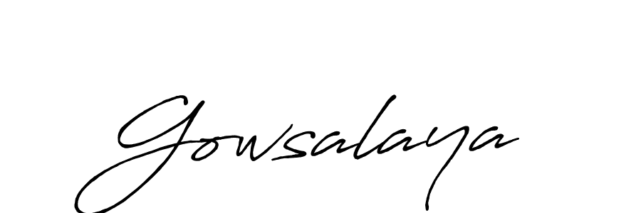 Also You can easily find your signature by using the search form. We will create Gowsalaya name handwritten signature images for you free of cost using Antro_Vectra_Bolder sign style. Gowsalaya signature style 7 images and pictures png