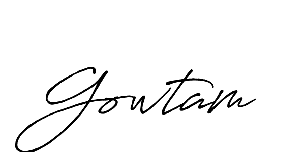 Once you've used our free online signature maker to create your best signature Antro_Vectra_Bolder style, it's time to enjoy all of the benefits that Gowtam name signing documents. Gowtam signature style 7 images and pictures png
