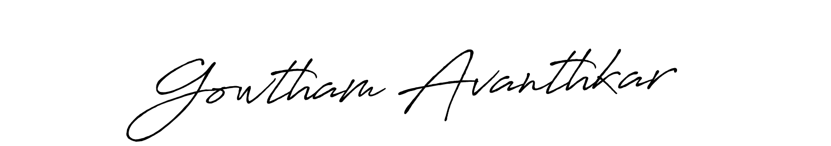 This is the best signature style for the Gowtham Avanthkar name. Also you like these signature font (Antro_Vectra_Bolder). Mix name signature. Gowtham Avanthkar signature style 7 images and pictures png