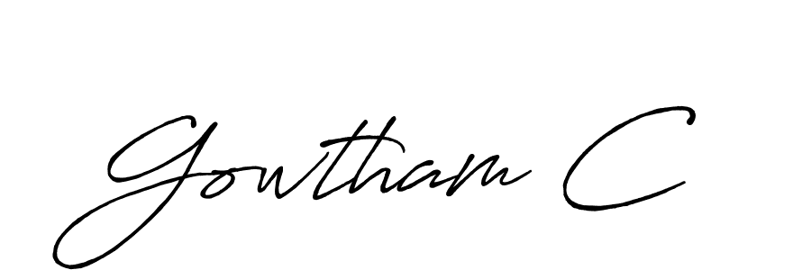 See photos of Gowtham C official signature by Spectra . Check more albums & portfolios. Read reviews & check more about Antro_Vectra_Bolder font. Gowtham C signature style 7 images and pictures png