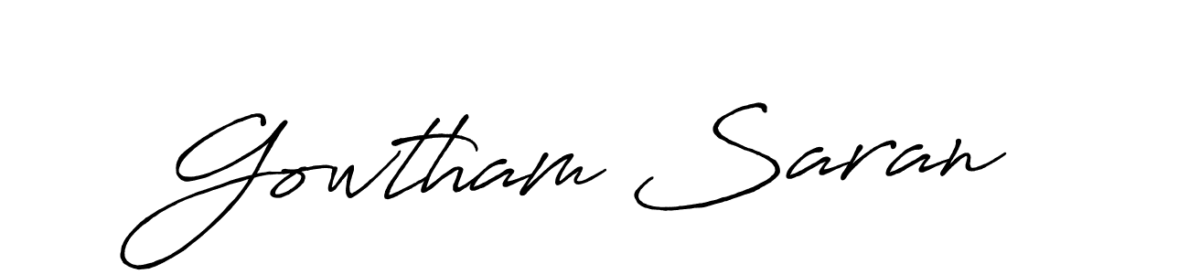 if you are searching for the best signature style for your name Gowtham Saran. so please give up your signature search. here we have designed multiple signature styles  using Antro_Vectra_Bolder. Gowtham Saran signature style 7 images and pictures png