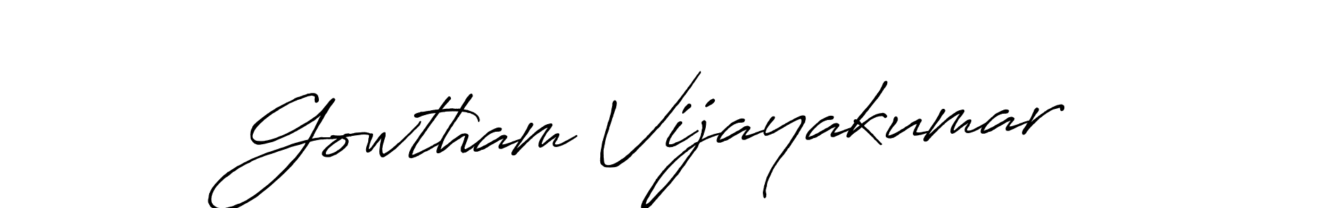Similarly Antro_Vectra_Bolder is the best handwritten signature design. Signature creator online .You can use it as an online autograph creator for name Gowtham Vijayakumar. Gowtham Vijayakumar signature style 7 images and pictures png
