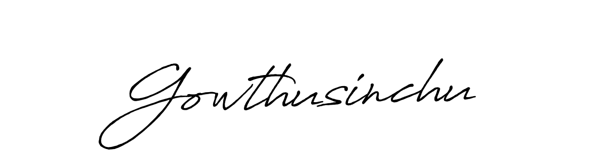 Once you've used our free online signature maker to create your best signature Antro_Vectra_Bolder style, it's time to enjoy all of the benefits that Gowthusinchu name signing documents. Gowthusinchu signature style 7 images and pictures png