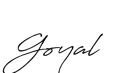 Make a beautiful signature design for name Goyal. Use this online signature maker to create a handwritten signature for free. Goyal signature style 7 images and pictures png