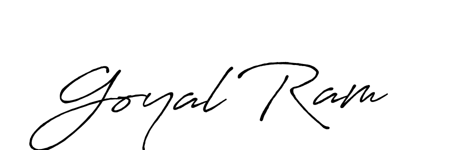 Make a beautiful signature design for name Goyal Ram. Use this online signature maker to create a handwritten signature for free. Goyal Ram signature style 7 images and pictures png