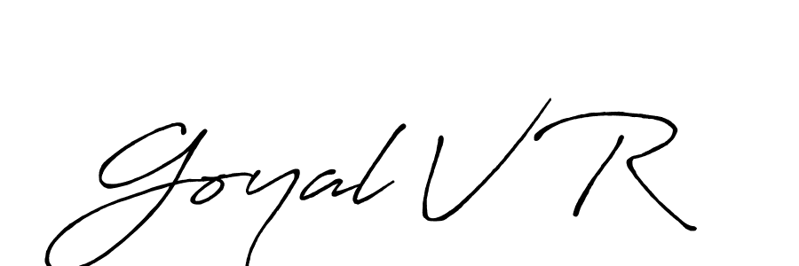 See photos of Goyal V R official signature by Spectra . Check more albums & portfolios. Read reviews & check more about Antro_Vectra_Bolder font. Goyal V R signature style 7 images and pictures png