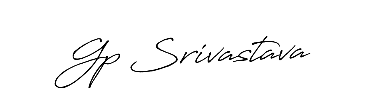 How to make Gp Srivastava signature? Antro_Vectra_Bolder is a professional autograph style. Create handwritten signature for Gp Srivastava name. Gp Srivastava signature style 7 images and pictures png