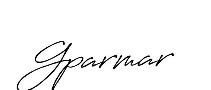 Create a beautiful signature design for name Gparmar. With this signature (Antro_Vectra_Bolder) fonts, you can make a handwritten signature for free. Gparmar signature style 7 images and pictures png