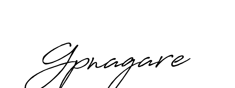 Create a beautiful signature design for name Gpnagare. With this signature (Antro_Vectra_Bolder) fonts, you can make a handwritten signature for free. Gpnagare signature style 7 images and pictures png