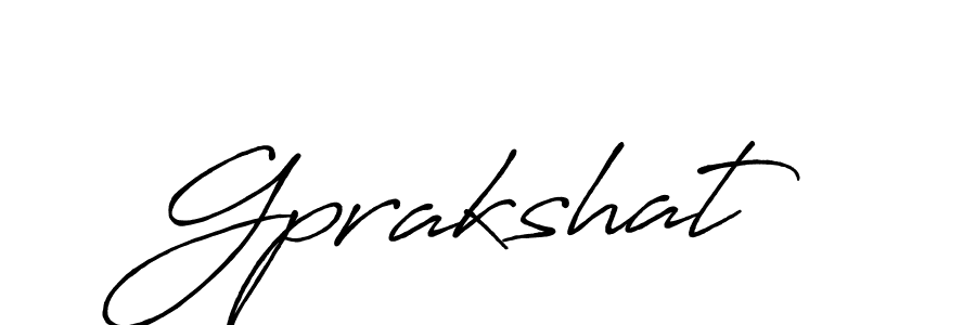 Design your own signature with our free online signature maker. With this signature software, you can create a handwritten (Antro_Vectra_Bolder) signature for name Gprakshat. Gprakshat signature style 7 images and pictures png