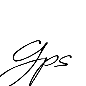 Design your own signature with our free online signature maker. With this signature software, you can create a handwritten (Antro_Vectra_Bolder) signature for name Gps. Gps signature style 7 images and pictures png