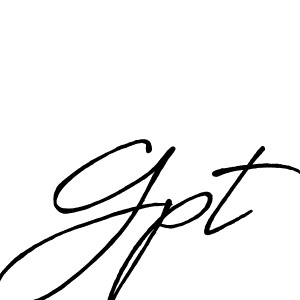 Also we have Gpt name is the best signature style. Create professional handwritten signature collection using Antro_Vectra_Bolder autograph style. Gpt signature style 7 images and pictures png
