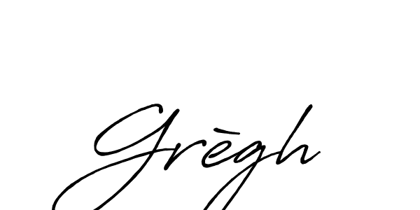 Also we have Grègh name is the best signature style. Create professional handwritten signature collection using Antro_Vectra_Bolder autograph style. Grègh signature style 7 images and pictures png