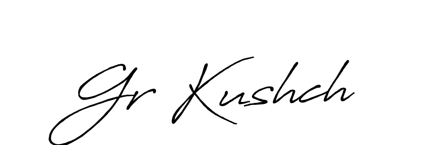 It looks lik you need a new signature style for name Gr Kushch. Design unique handwritten (Antro_Vectra_Bolder) signature with our free signature maker in just a few clicks. Gr Kushch signature style 7 images and pictures png