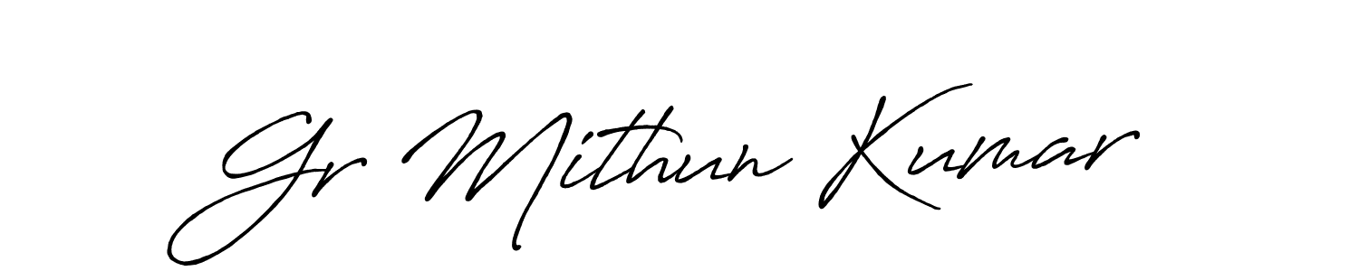 Also You can easily find your signature by using the search form. We will create Gr Mithun Kumar name handwritten signature images for you free of cost using Antro_Vectra_Bolder sign style. Gr Mithun Kumar signature style 7 images and pictures png