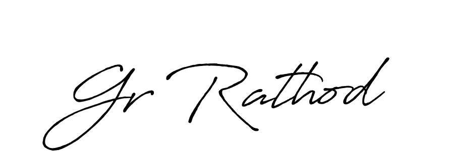 You should practise on your own different ways (Antro_Vectra_Bolder) to write your name (Gr Rathod) in signature. don't let someone else do it for you. Gr Rathod signature style 7 images and pictures png